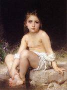 Bouguereau, Child at Bath